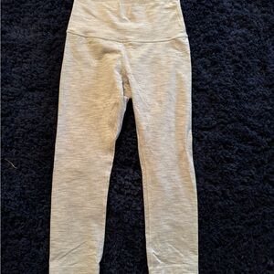 lululemon athletica women’s Light Gray Leggings